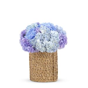 Lavender Hydrangea Floral Basket