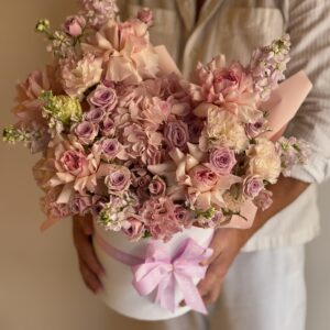 Pink floral box